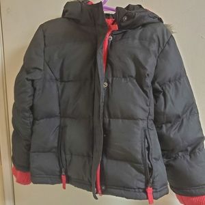 faux fur toddler snow jacket